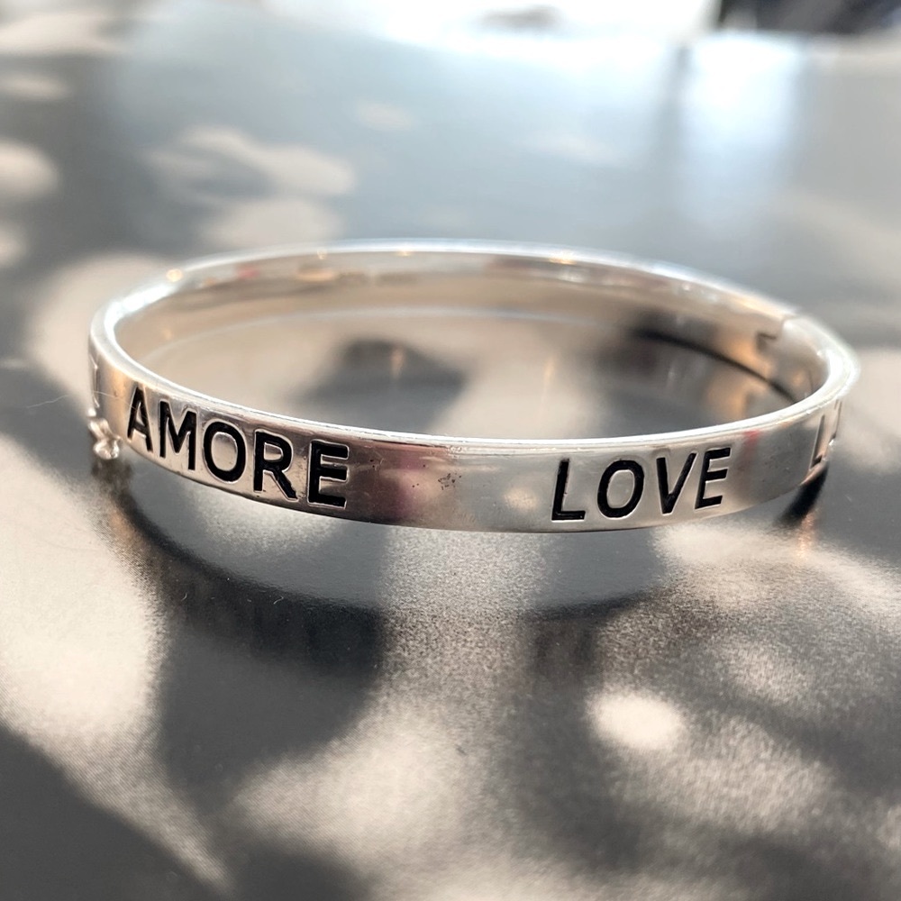 Vintage Sterling Silver Bangle Bracelet